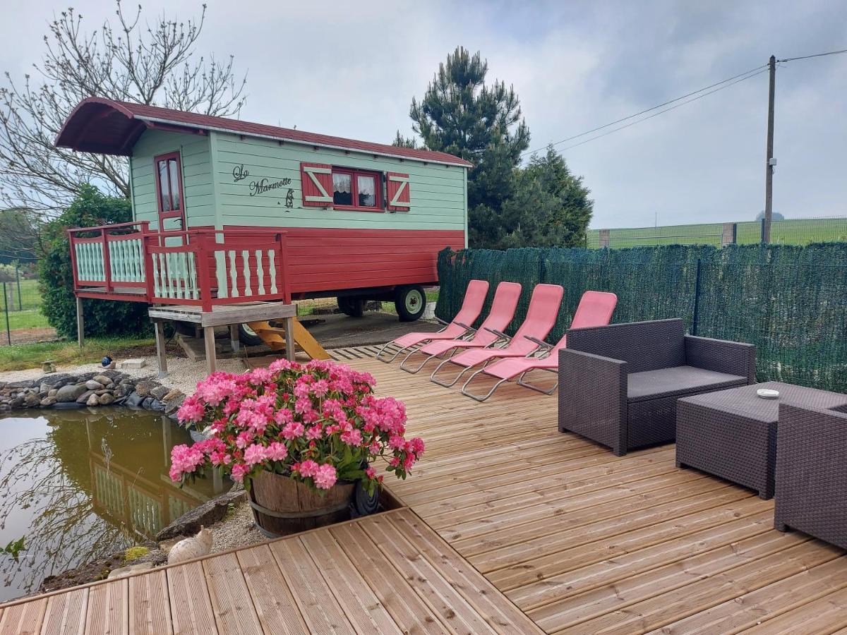 Roulotte La Marmotte Villa Poinson-les-Fayl Bagian luar foto